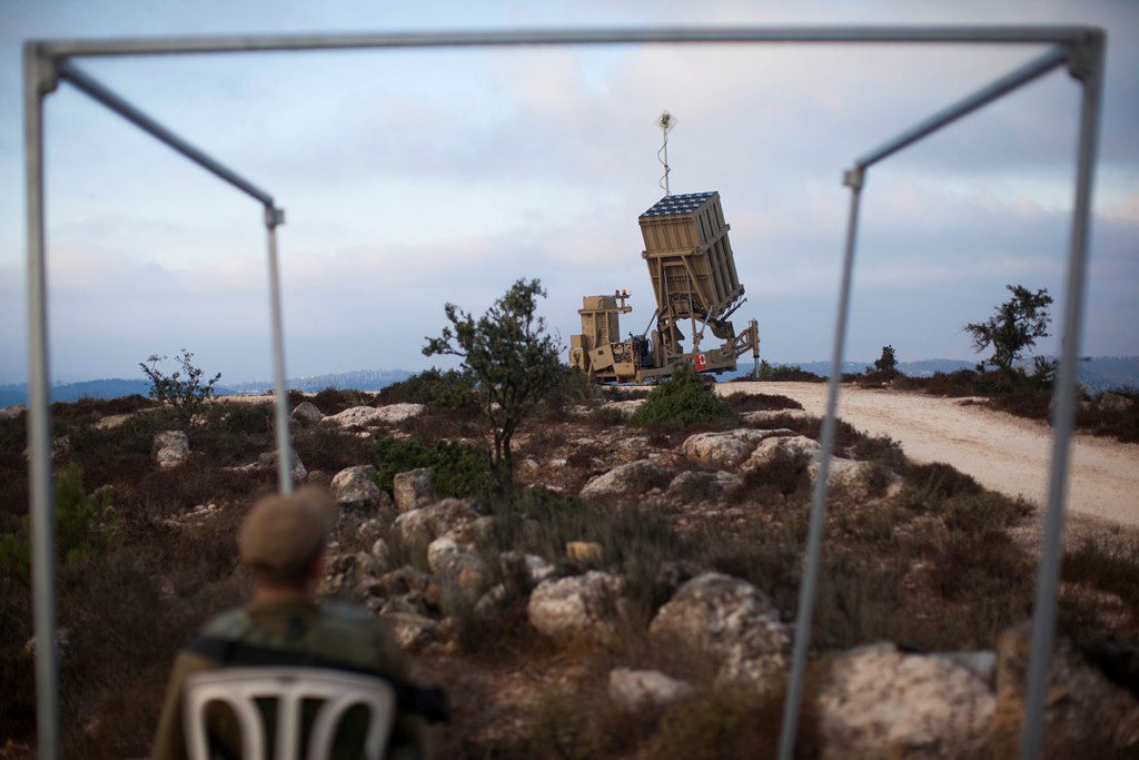 צפו בתמונות: מערכת "כיפת ברזל" בירושלים