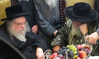 גלריה: האדמו"ר מבעלזא בביקור אצל האדמו"ר מתולדות אברהם יצחק