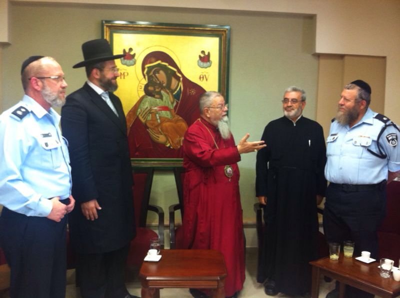 הרב דוד לאו נועד עם הארכיבישוף הנוצרי למנוע עימותים ביום כיפור