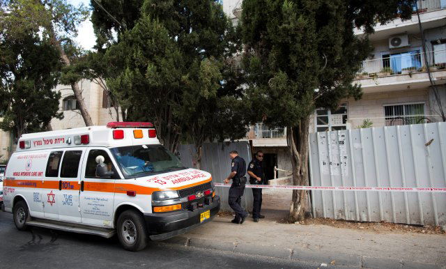 זירת האירוע בירושלים, הבוקר