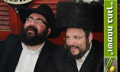 רובינשטיין בהתוועדות עם המשפיע הרב טייב