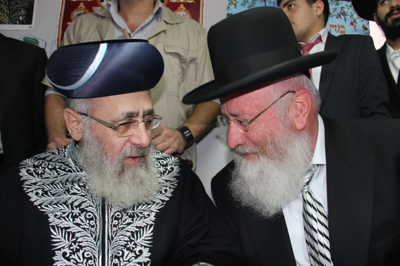 צפו: הקבלת פני רבו בסוכת הראשל"צ