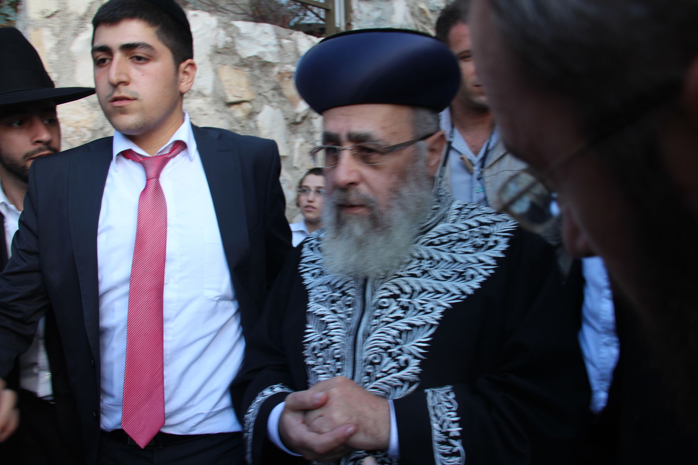 צפו: הקבלת פני רבו בסוכת הראשל"צ