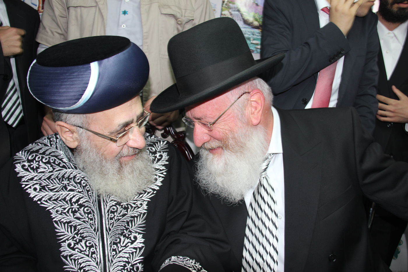 צפו: הקבלת פני רבו בסוכת הראשל"צ