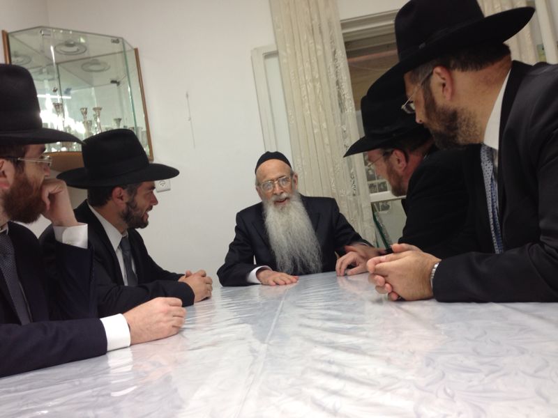 ירושלים: נציגי 'דגל' ביקרו בבית הגאון רבי יהודה עדס