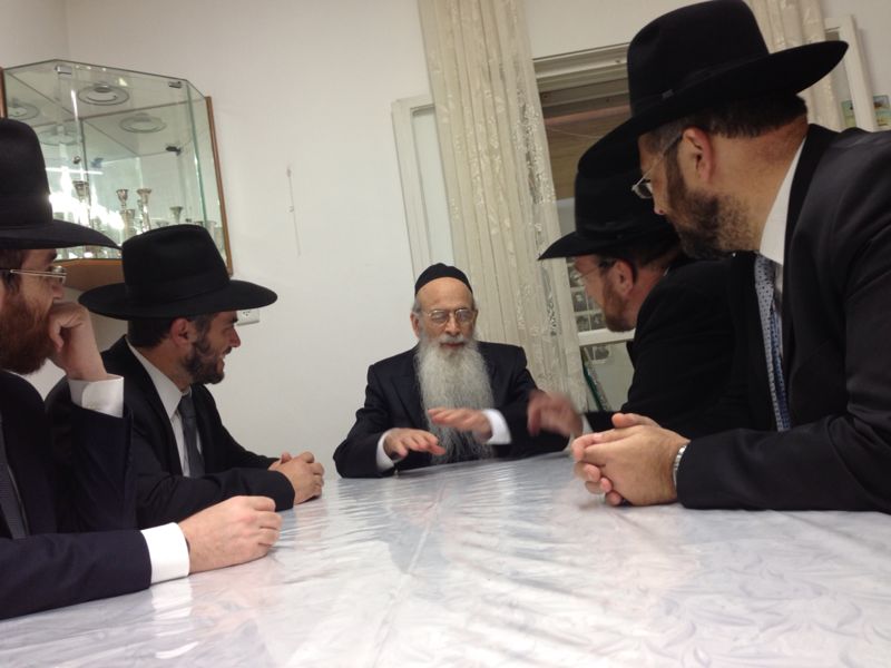 ירושלים: נציגי 'דגל' ביקרו בבית הגאון רבי יהודה עדס