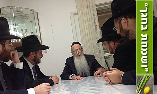 נציגי 'דגל' בבית הגר"י עדס