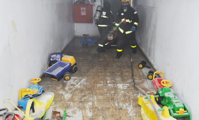 גן ילדים עולה באש