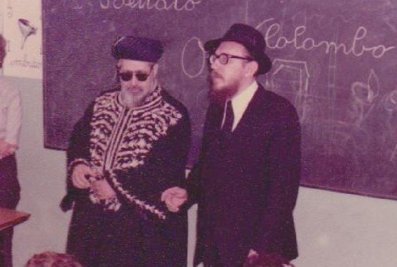 תמונות נדירות: הרב עובדיה יוסף מבקר במילאנו שבאיטליה