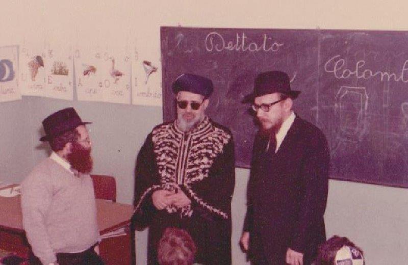 תמונות נדירות: הרב עובדיה יוסף מבקר במילאנו שבאיטליה