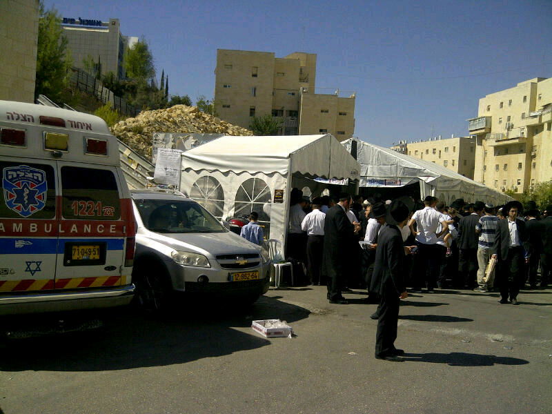 'איחוד הצלה' מאבטחים את אוהל האבלים