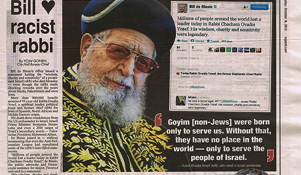 ההתקפה נגד דה בלסיו ב'ניו יורק פוסט'