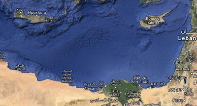 משמאל: איי כרתים