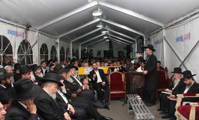 פותחים שבוע בלי מרן הרב עובדיה יוסף • גלריה מהאוהל