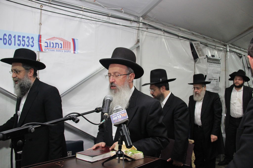 פותחים שבוע בלי מרן הרב עובדיה יוסף • גלריה מהאוהל