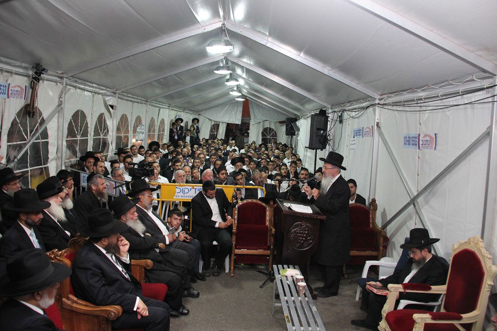פותחים שבוע בלי מרן הרב עובדיה יוסף • גלריה מהאוהל