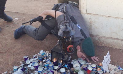 קצינים ושוטרים מתפללים על ציונו של  מרן הגר"ע יוסף