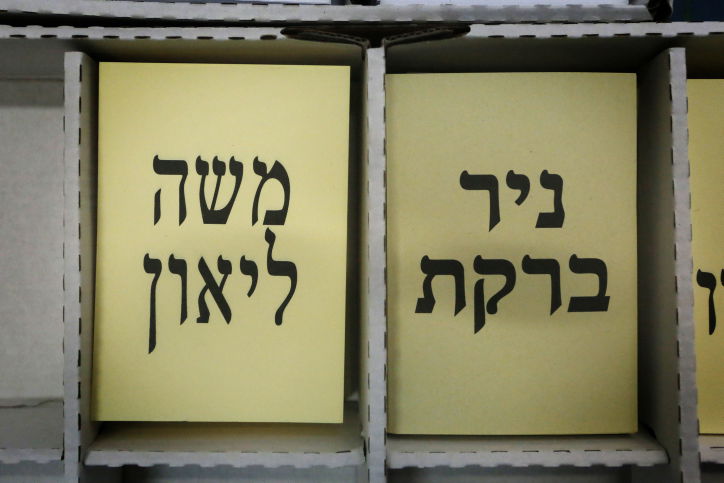 הפוליטיקאים מצביעים • גלריה מתעדכנת