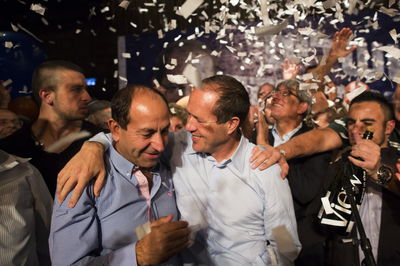 ברקת בחגיגות הניצחון