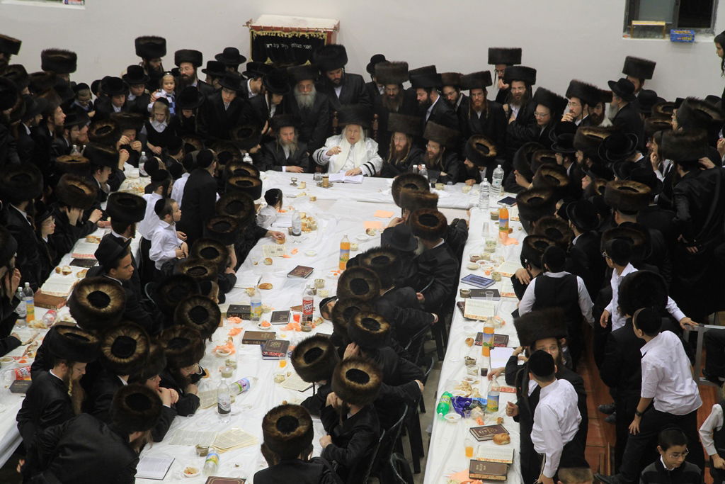 גלריה: הרבי מקאליב שבת בבית שמש