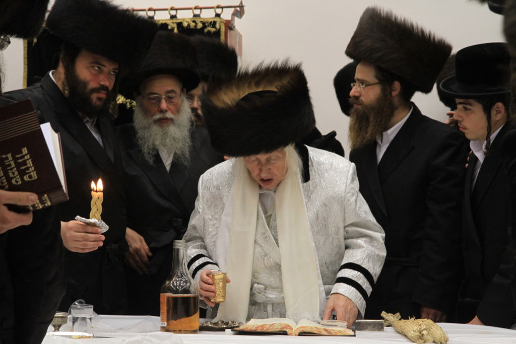 גלריה: הרבי מקאליב שבת בבית שמש