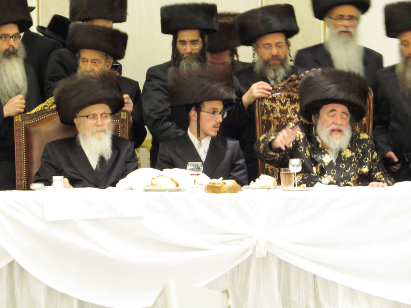 שבע ברכות לנכדי האדמו"רים מויז'ניץ ומסקווירא • גלריה