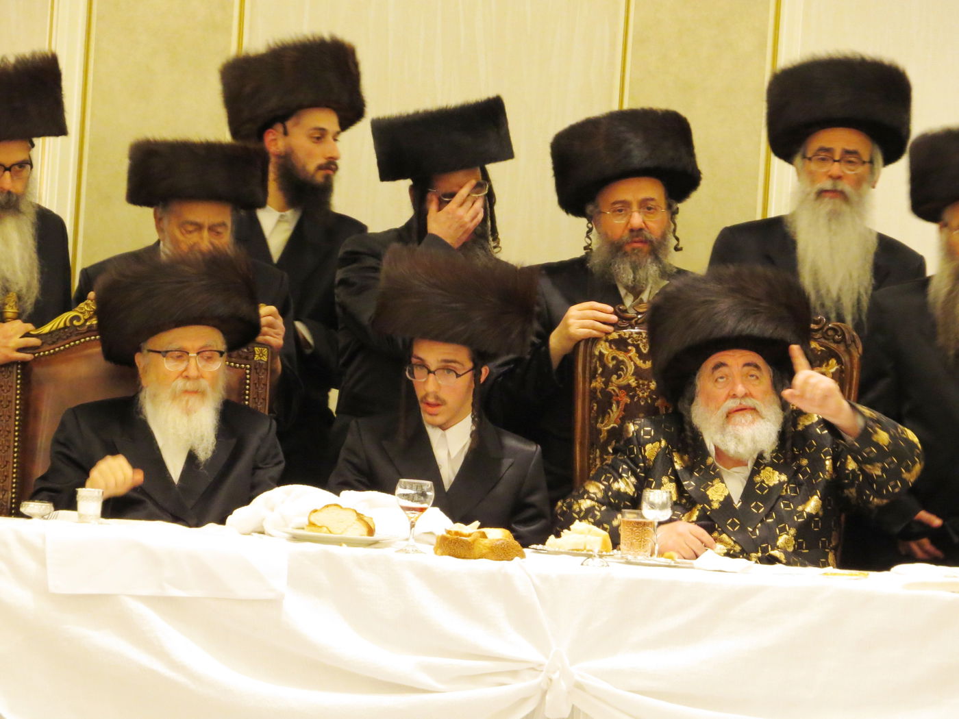 שבע ברכות לנכדי האדמו"רים מויז'ניץ ומסקווירא • גלריה