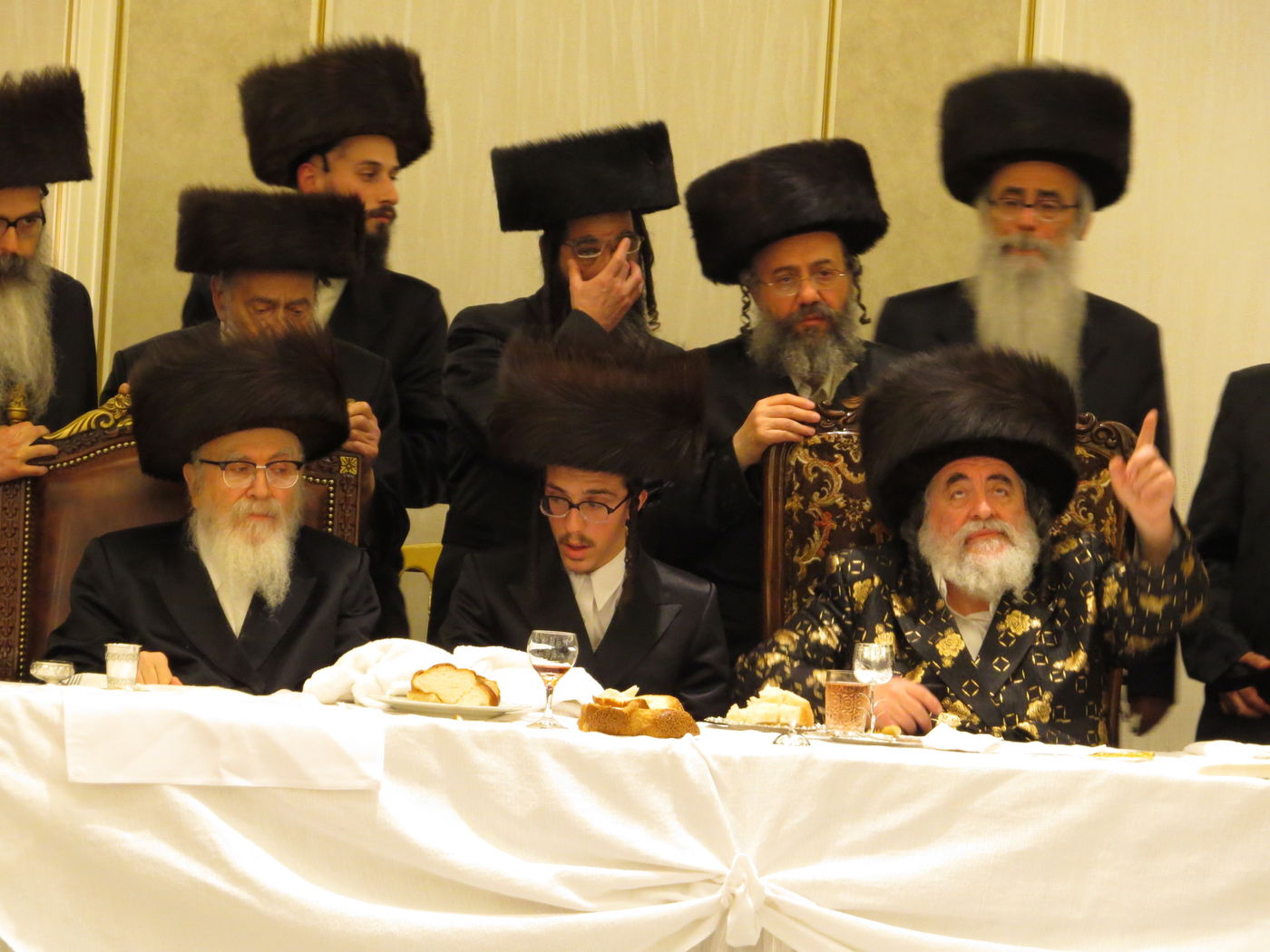 שבע ברכות לנכדי האדמו"רים מויז'ניץ ומסקווירא • גלריה