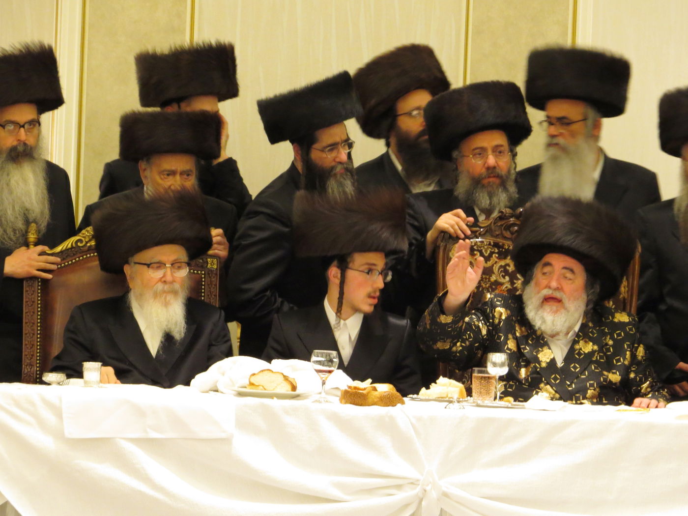 שבע ברכות לנכדי האדמו"רים מויז'ניץ ומסקווירא • גלריה