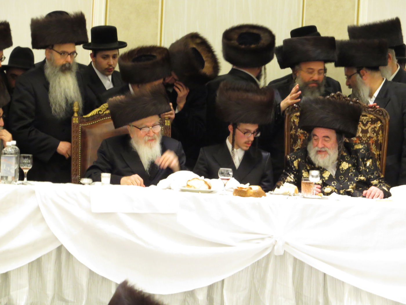 שבע ברכות לנכדי האדמו"רים מויז'ניץ ומסקווירא • גלריה