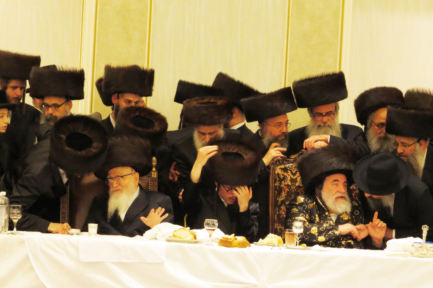 שבע ברכות לנכדי האדמו"רים מויז'ניץ ומסקווירא • גלריה