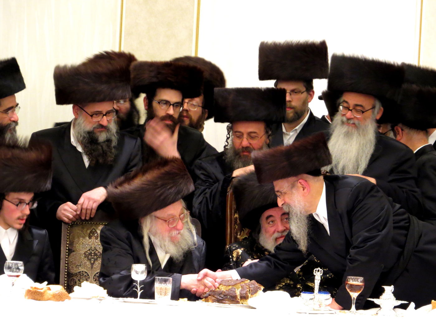 שבע ברכות לנכדי האדמו"רים מויז'ניץ ומסקווירא • גלריה