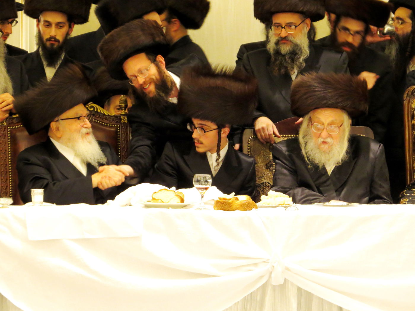 שבע ברכות לנכדי האדמו"רים מויז'ניץ ומסקווירא • גלריה