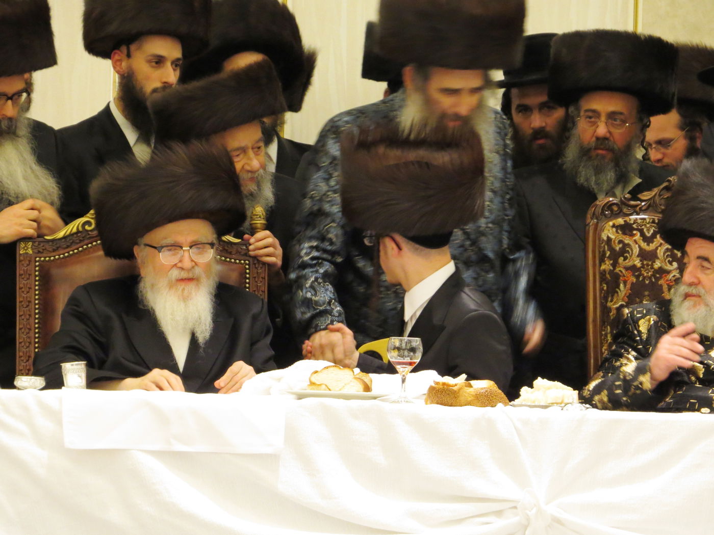 שבע ברכות לנכדי האדמו"רים מויז'ניץ ומסקווירא • גלריה