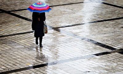 החורף והגשם הגיעו לביקור קצר
