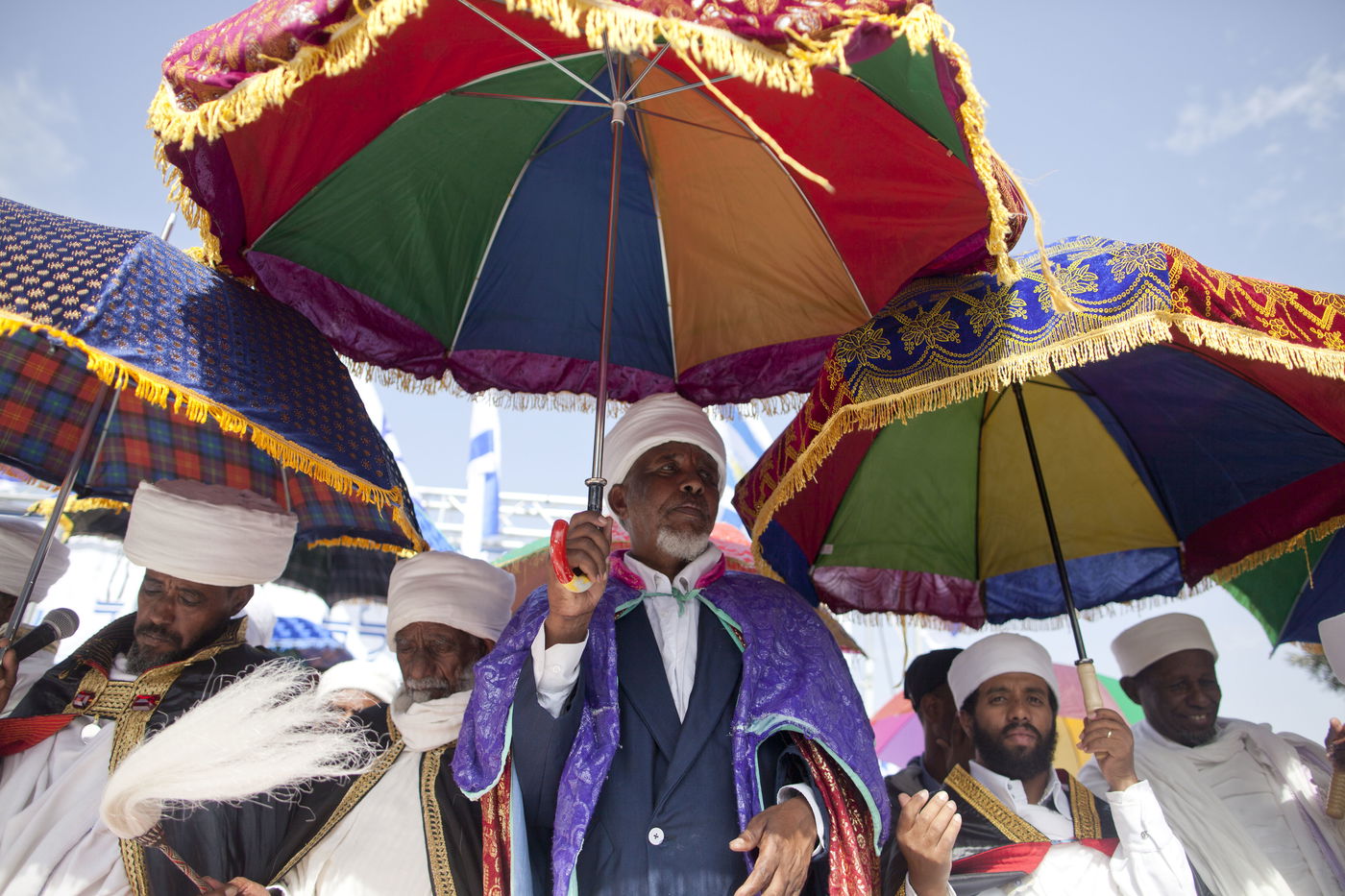 חג הסיגד: אלפים מיוצאי אתיופיה התפללו ב'ארמון הנציב'