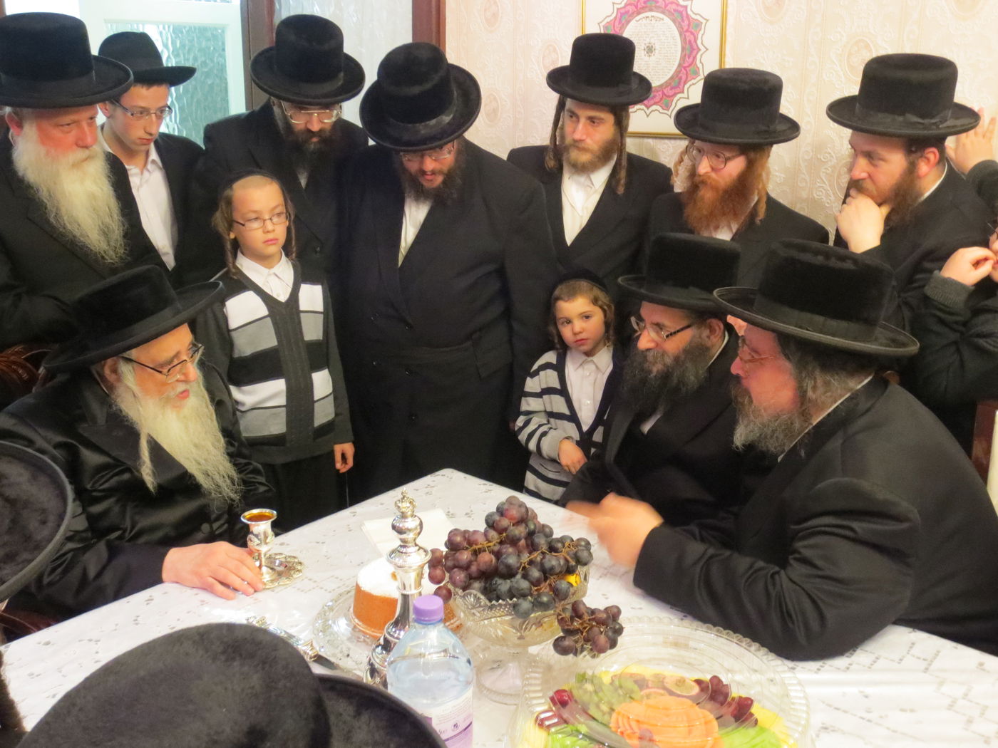 גלריה: ביקור הבזק של האדמו"ר מצאנז במנצ'סטר