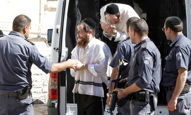 חלק מהחשודים בבית המשפט, השבוע