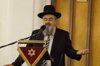 הרב אהרון בוטבול נואם בלונדון