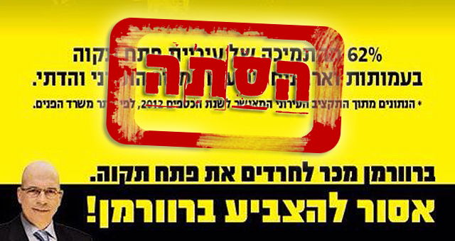 מודעת ההסתה בפתח תקווה