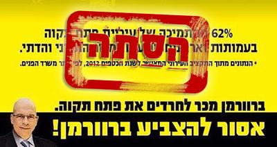 מודעת ההסתה בפתח תקווה