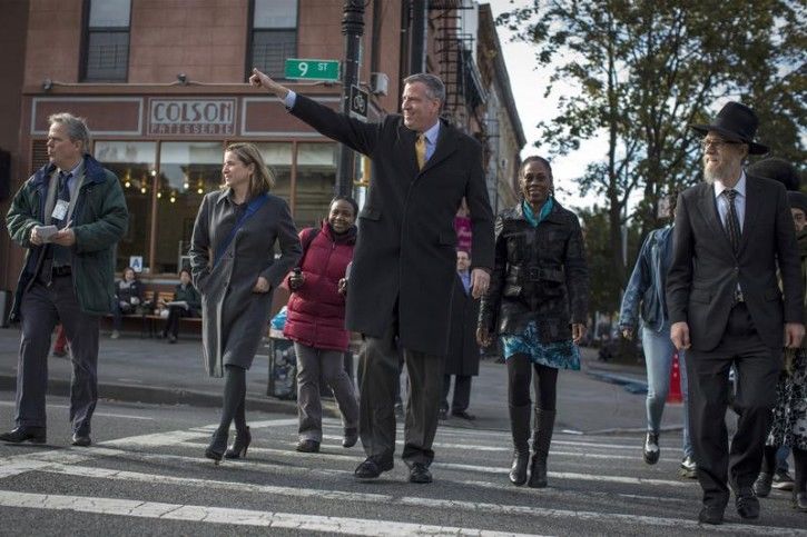 מהפך בניו יורק בתמיכת החרדים: ביל דה בלאזיו ניצח
