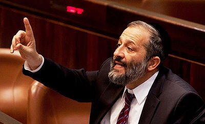 "לאחות את הקרע". יו"ר ש"ס אריה דרעי