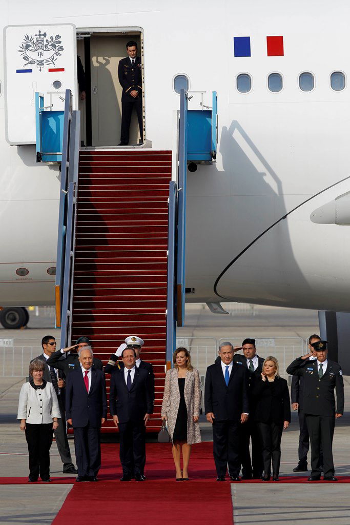 נשיא צרפת נחת בישראל: "תמיד אשאר חבר של ישראל"
