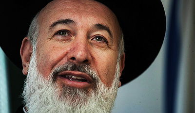 הרב הראשי לשעבר, הרב יונה מצגר