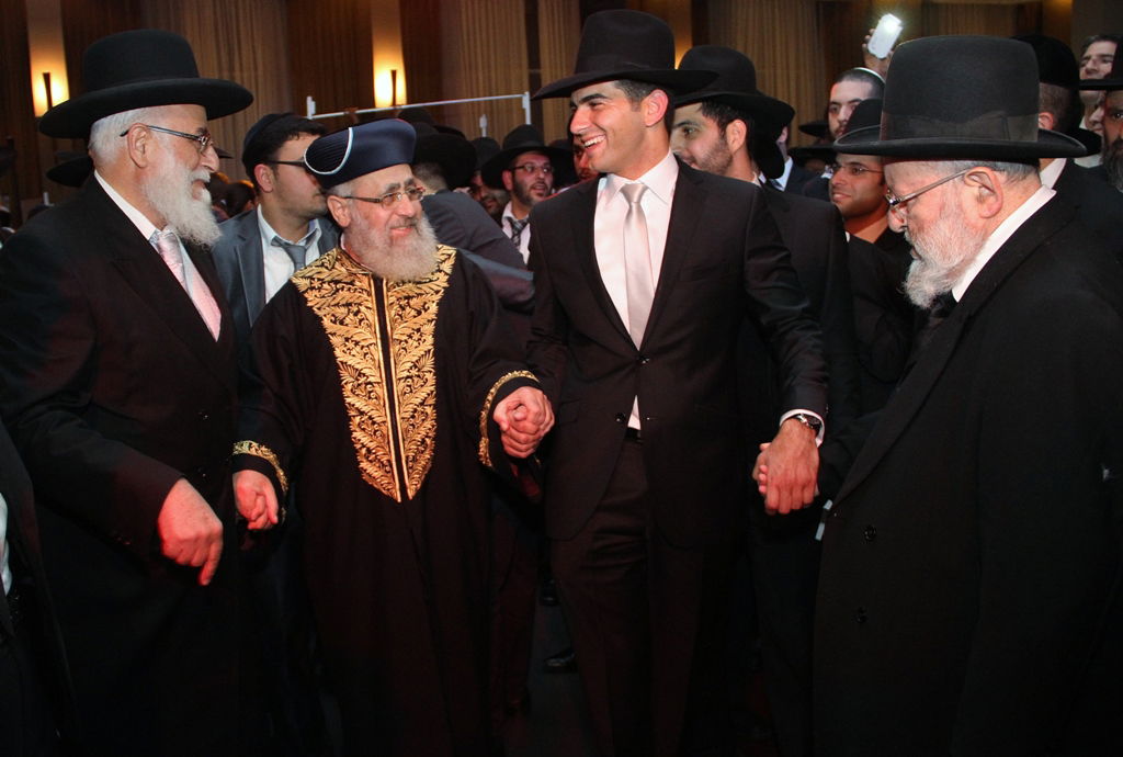 גלריה: מיכאל מימון נהגו של הראשל"צ הגר"י יוסף התחתן
