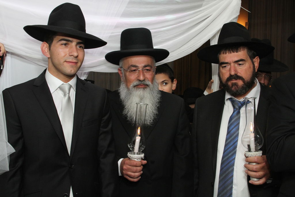 גלריה: מיכאל מימון נהגו של הראשל"צ הגר"י יוסף התחתן