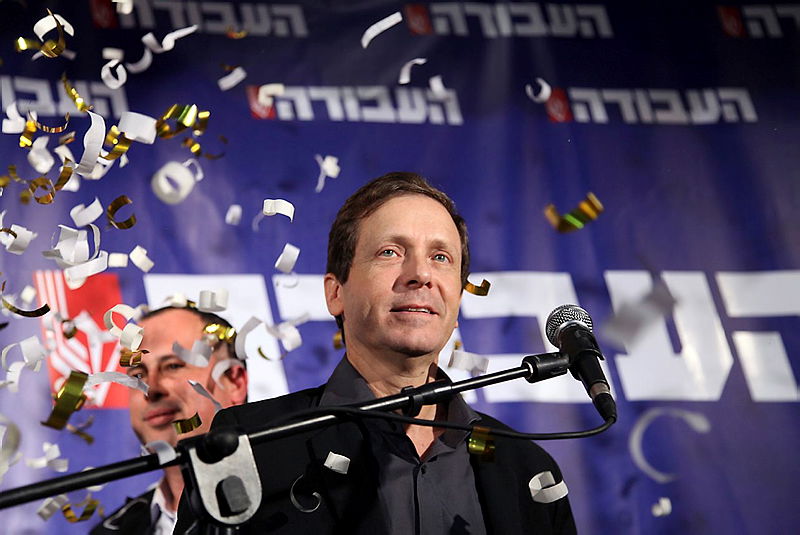 יו"ר העבודה הנבחר, יצחק בוז'י הרצוג