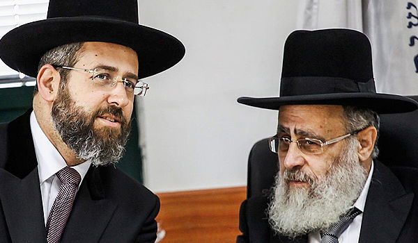 אין גשם. הרבנים הראשיים לישראל