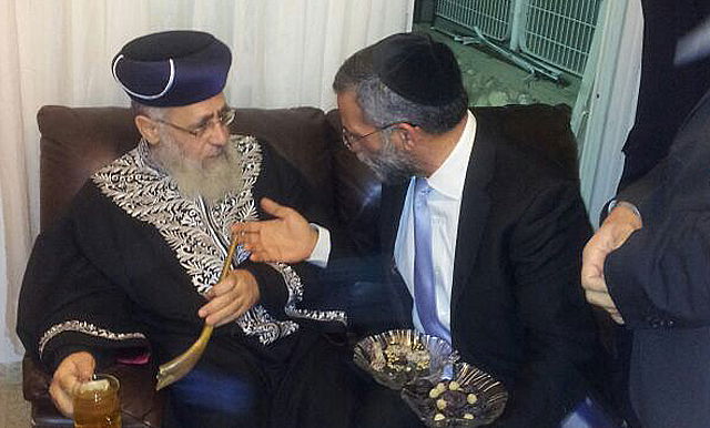 הראשון לציון מתרשם מהשופר